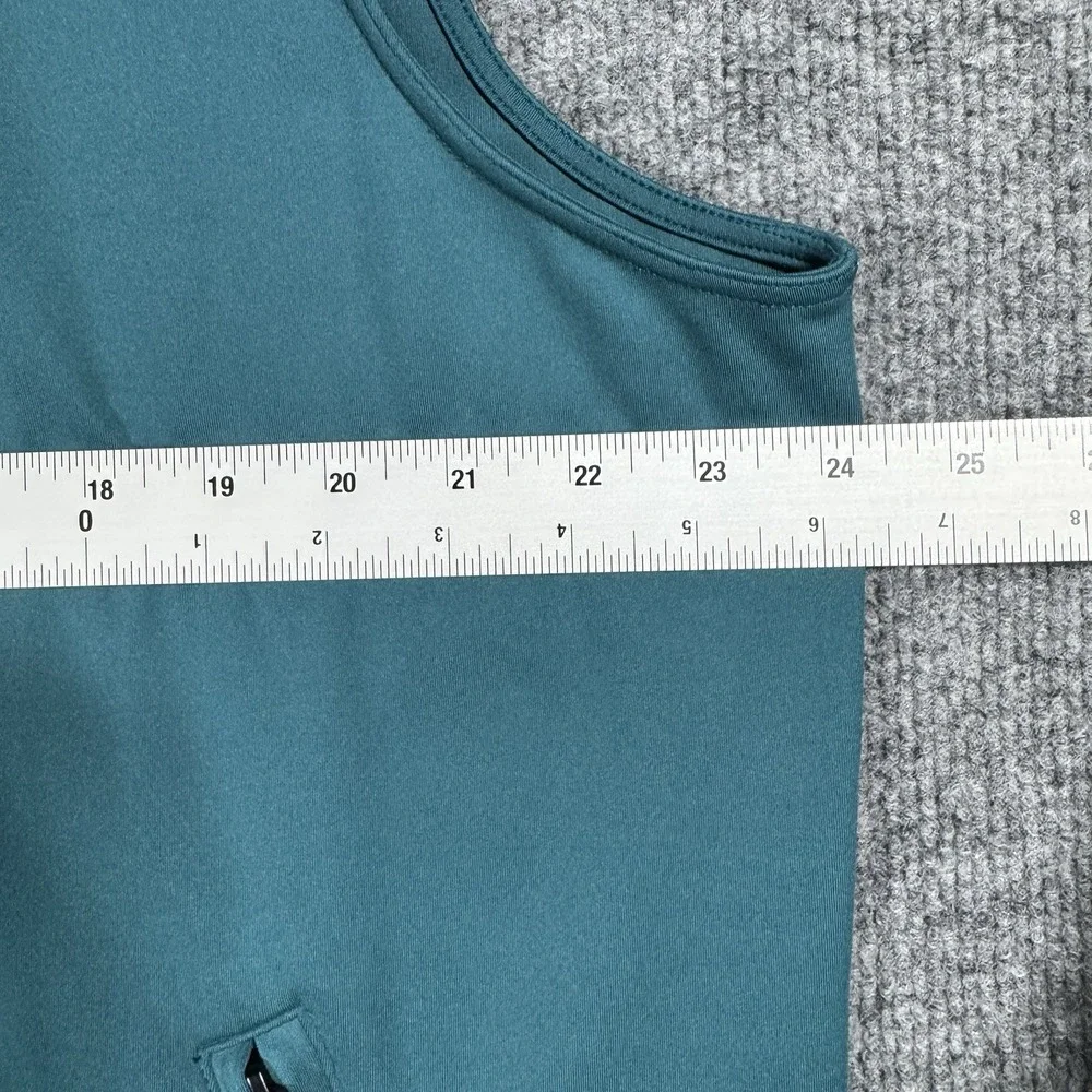 Ashworth Vest Mens XL Blue Tech Stretch Lagoon Golf‎ Full Zip Pockets